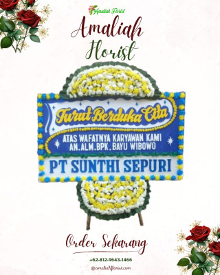 Papan Bunga Duka di Tanjunghurip